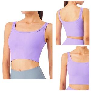 NWOT Chilylori Ribbed Crop Top Fitness